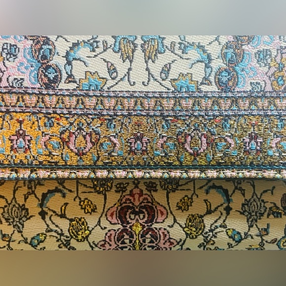 Sparkly purple and cream wallet. Measures approximately 6 x 4”. New without tags - Picture 2 of 12